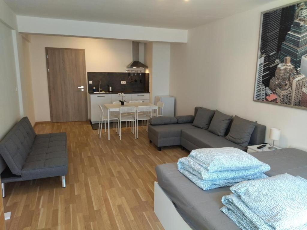 Brand New Studio Apartment #24 In Elite Residence With Free Secure Parking In The Center Prag Eksteriør billede